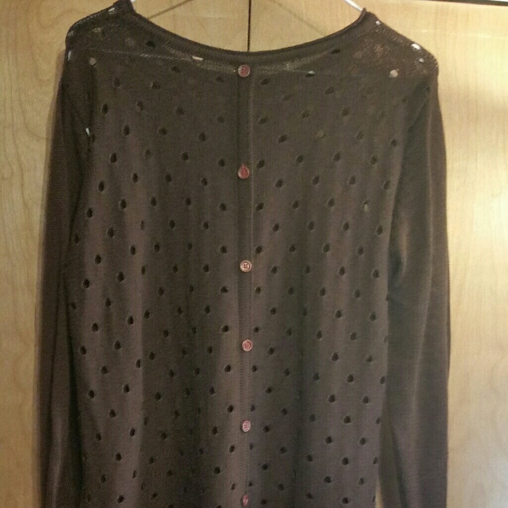 Brown pullover sweater